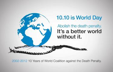 Oct 10th: 10th World Day against the Death Penalty