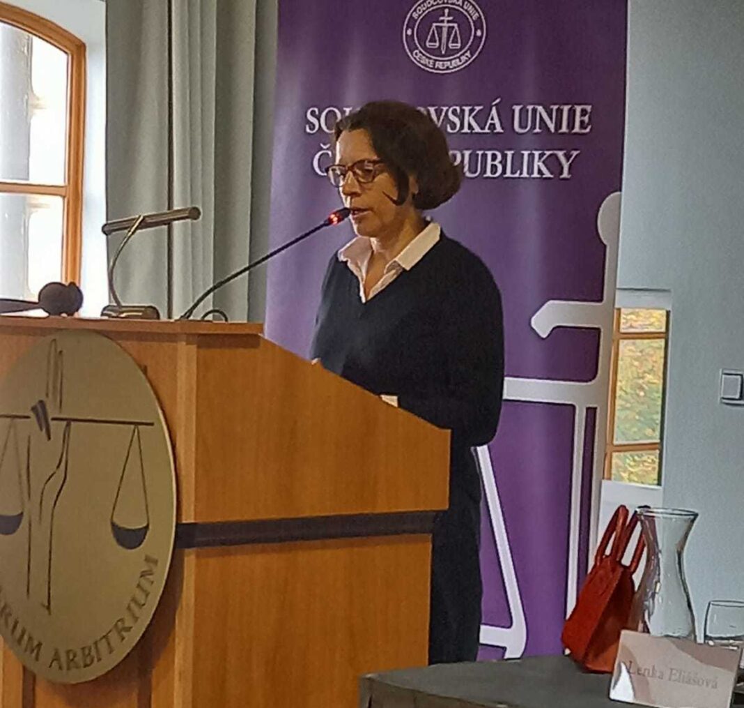 Monika Frąckowiak at the 32nd Annual General Meeting of Czech Union of Judges