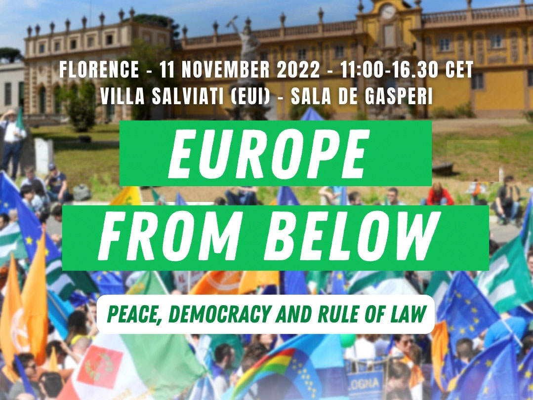 Europe from Below - Peace, Democracy and Rule of Law