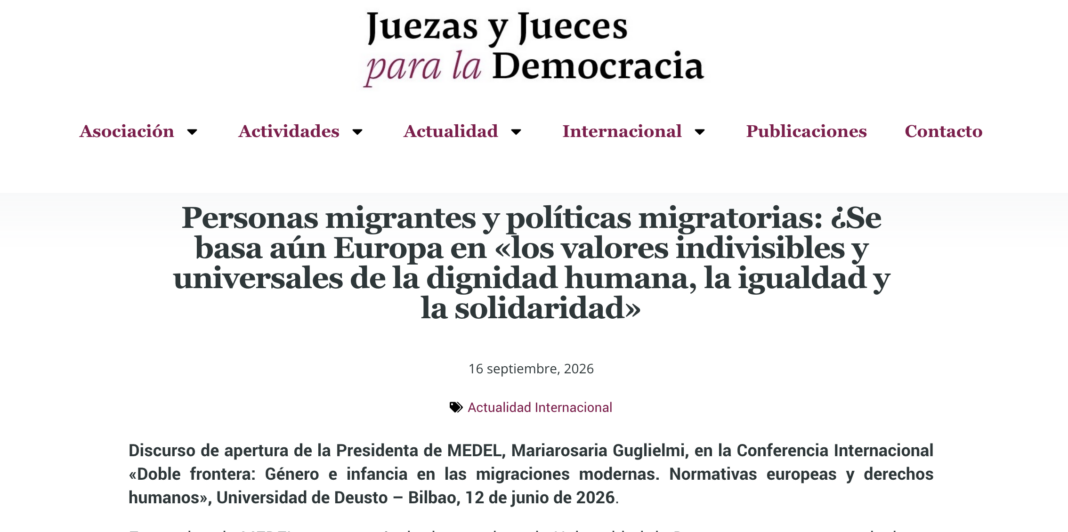 Juezas y Jueces website